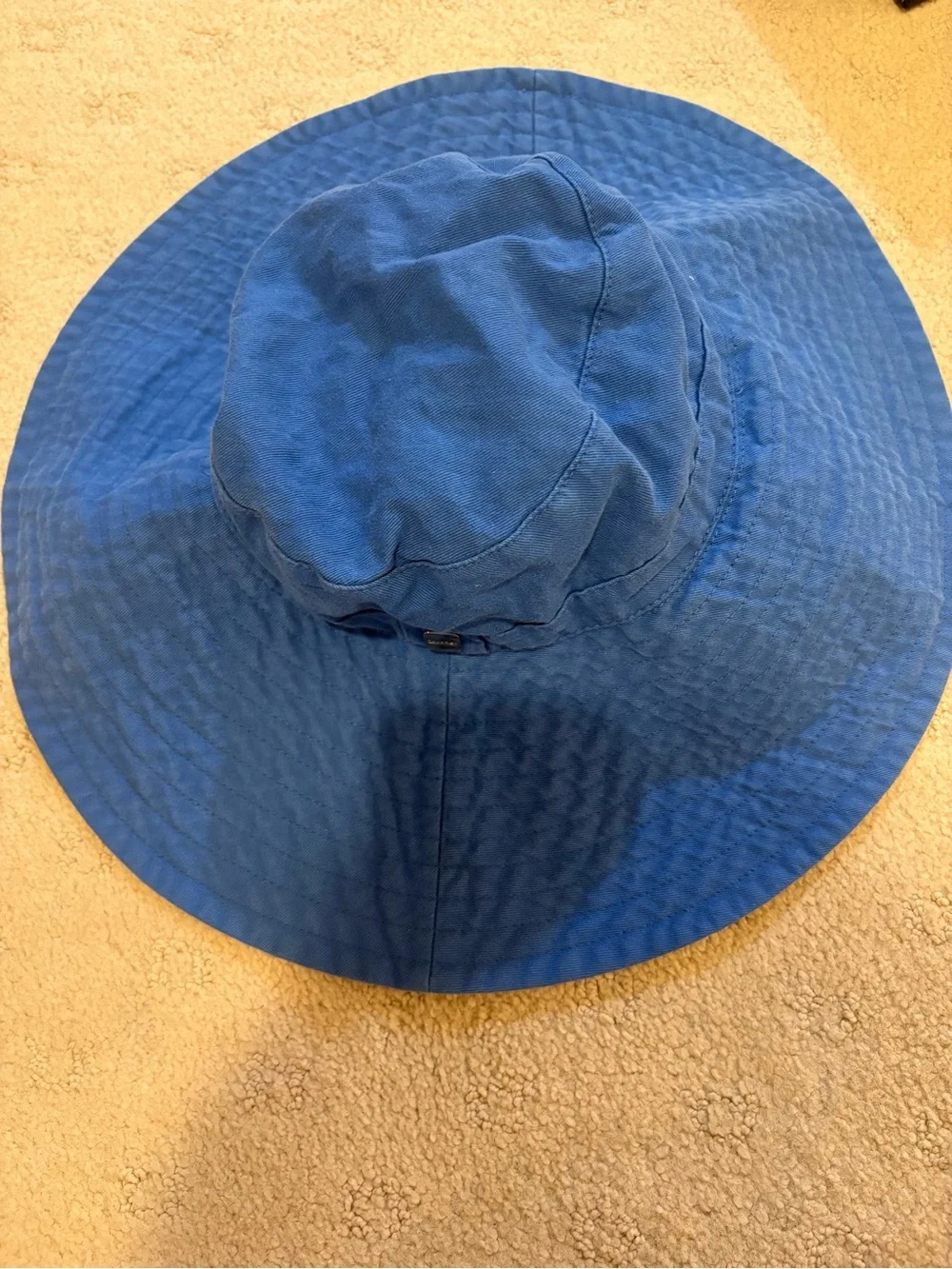 Calvin Klein Navy Blue Bucket Hat with Logo Plaque